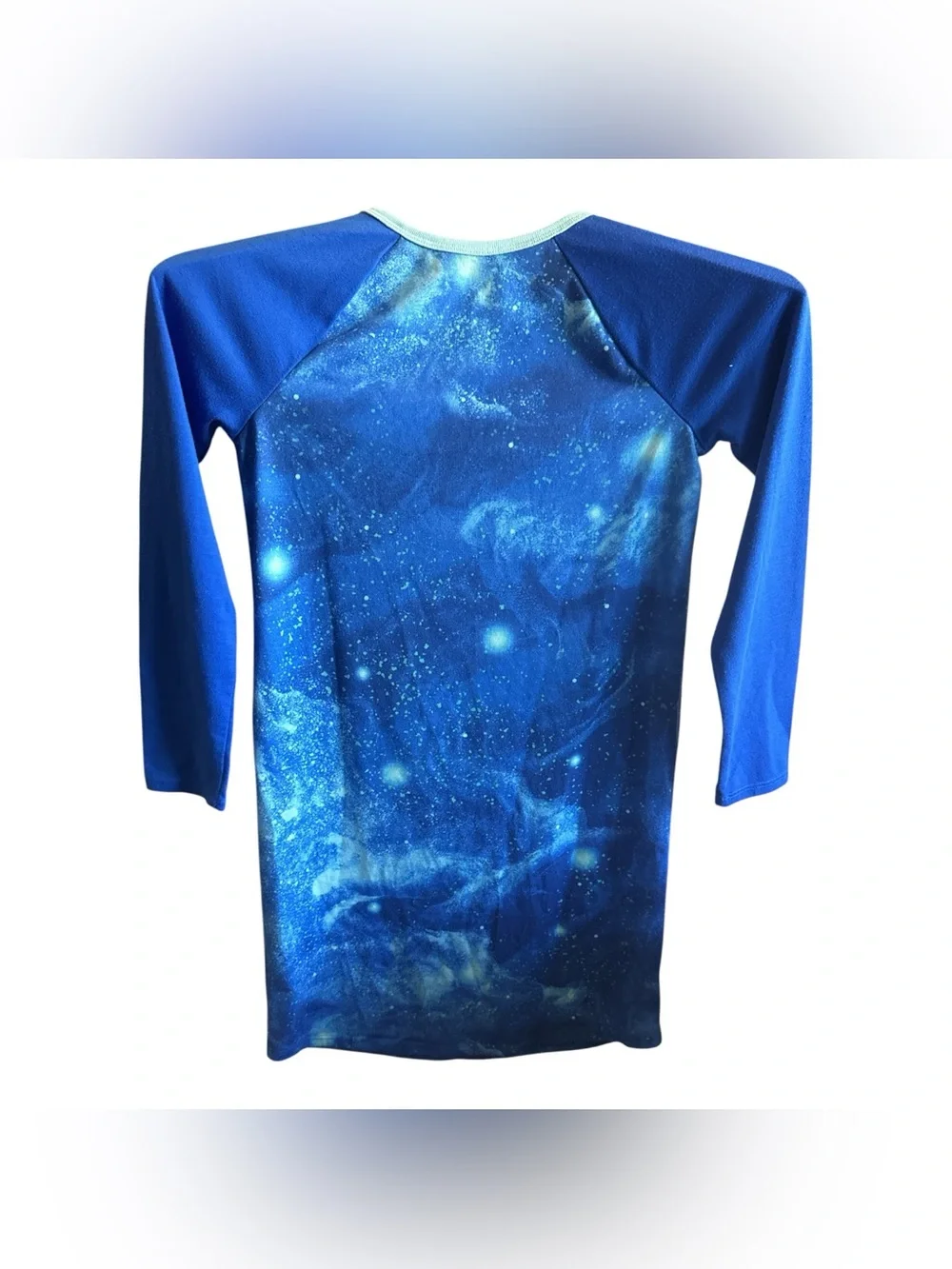Lands' End Kids Long-Sleeve Galaxy Pajama Dress Shirt Pajamas Loungewear Bedtime